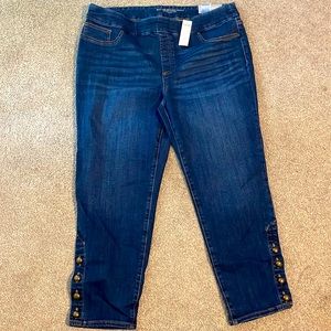 NWT Chico’s PullOn Ankle Jeans Size: 16P (3P)